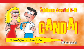 Žaidimas šventei "Gandai" 3,00€